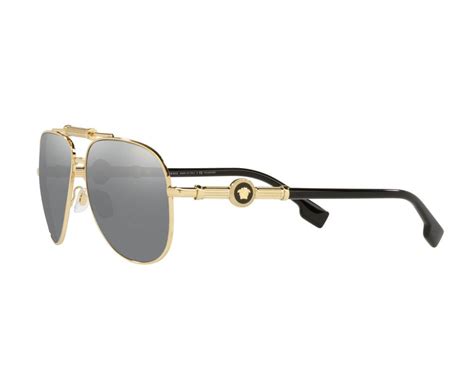 versace 1002 z3|Versace™ VE2236 1002Z3 59 Gold Sunglasses .